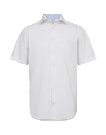 Garant Modern fit s/s  shirt Hvid