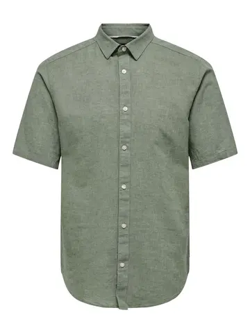 Only & Sons ONSCAIDEN SS SOLID LINEN SHIRT NOOS 