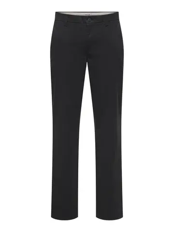 Only & Sons ONSWEFT REG TWILL 0595 CHINO PANT N Sort