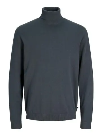 Jack & Jones JJEBASIC KNIT ROLL NECK NOOS Grå