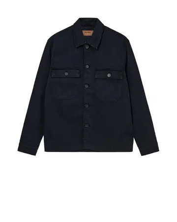 Mos Mosh MMGMatteo Soft Overshirt Navy
