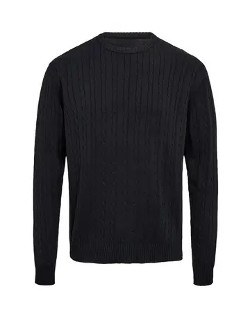 Garant Casual Cable o-neck knit regular fit Navy