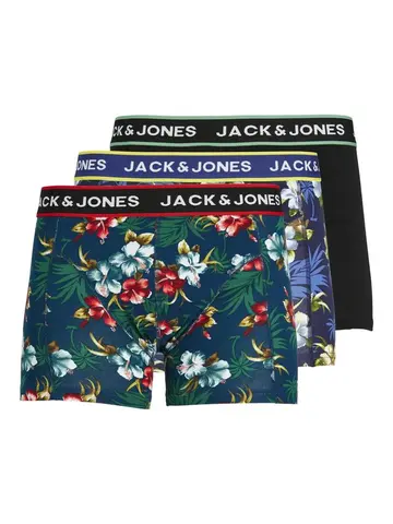 Jack & Jones JACFLOWER TRUNKS 3 PACK.NOOS Sort