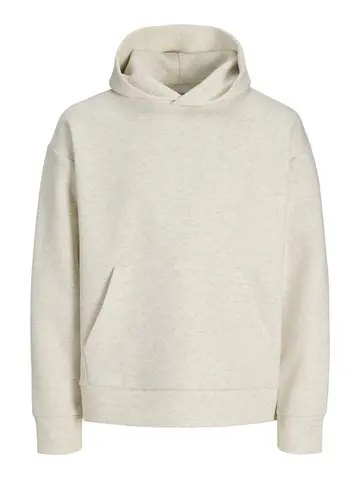 Jack & Jones JJEBARRON SWEAT HOOD NOOS Hvid