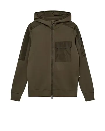 Mos Mosh MMGJayson Zip Hood Sweat Grøn