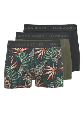 Jack & Jones JACLOUI TRUNKS 3 PACK SN Grøn