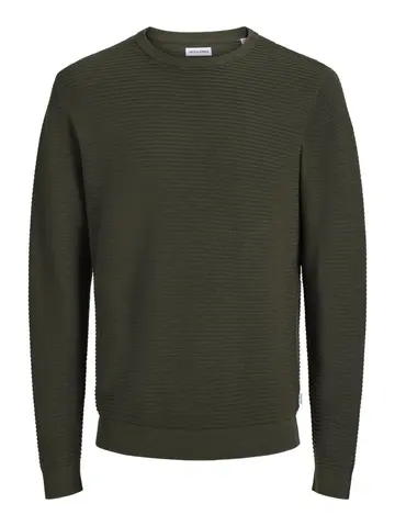 Jack & Jones JJEBRODY KNIT CREW NECK Grøn