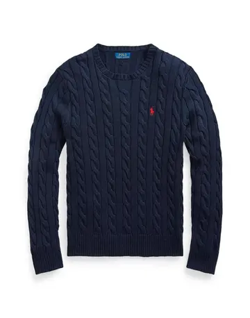 Ralph Lauren Cable-Knit Cotton Sweater 