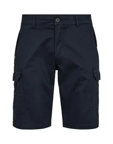 SALT stretch twill cargo short Navy