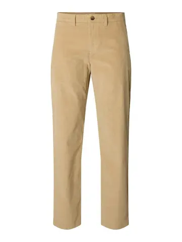 SELECTED SLH196-STRAIGHT MILES CORD PANTS W Brun