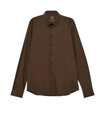 Mos Mosh MMGMarco Crunch Jersey Shirt Mørkbrun