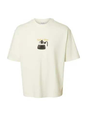 SELECTED SLHRELAXNORMAN SS COFFEE TEE 