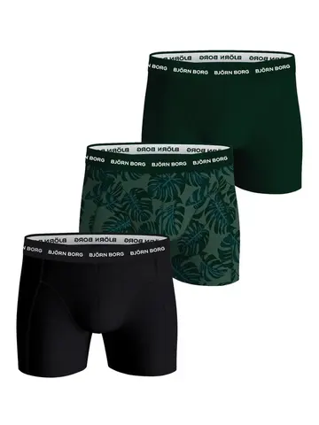 Björn Borg COTTON STRETCH BOXER 3pk Grøn