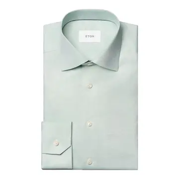 ETON Solid Wrinkle Resistant Oxford 