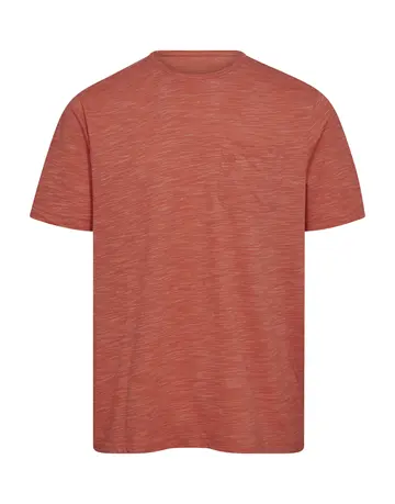 Garant Casual T-shirt spacedyed reg. fit Rød