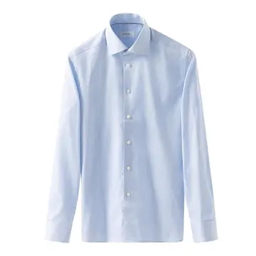 ETON Fine Stripe Signature Twill Shirt / A new version of our Signature Twill shirt. 