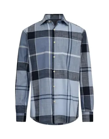 Garant Casual Shirt l/s regular fit Blå