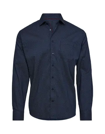 Garant Shirt l/s regular fit soft Navy