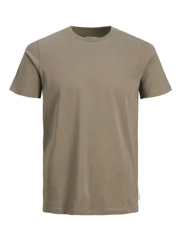 Jack & Jones JJEORGANIC BASIC TEE SS O-NECK Grå