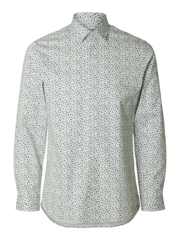 SELECTED SLHSLIM-PERFORMANCE SHIRT LS AOP NO 