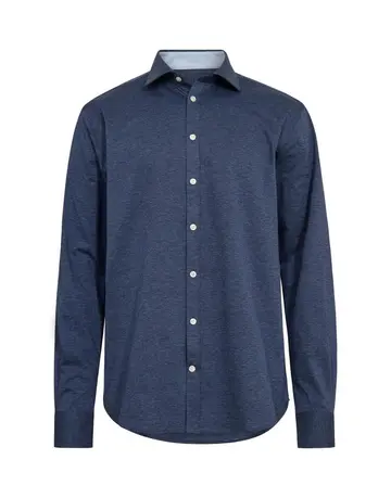 Gino Marcello Knitted shirt l/s modern fitting 