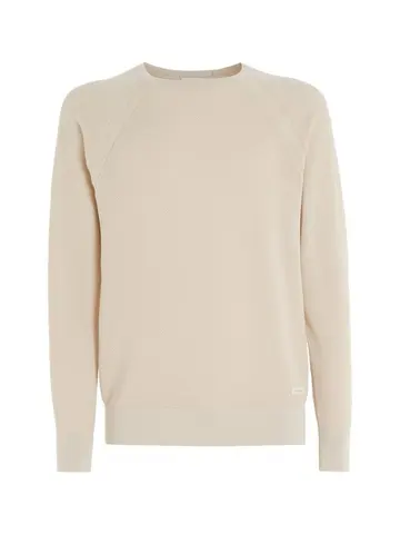 Calvin Klein TECHNICAL PIQUE COMFORT SWEATER 