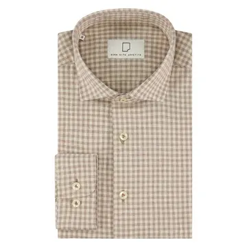 Born With Appetite FLAKE shirt flanel Brun