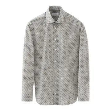 ETON Motif Signature Twill Shirt 