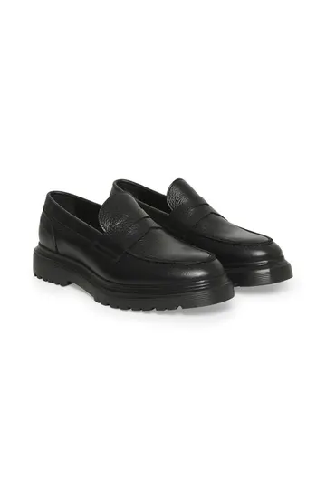 Matinique MABritton Grain Chunky Loafer Sort