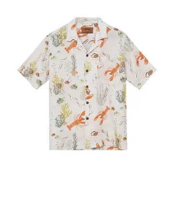 Mos Mosh MMGBabel Chase SS Shirt Hvid