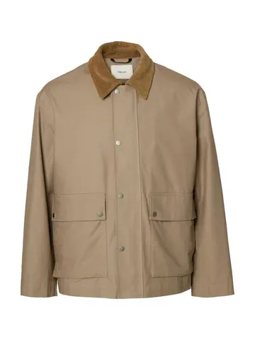 SELECTED SLHKYLE COTTON JKT NOOS Brun