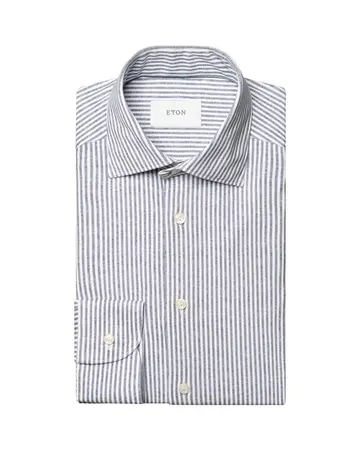 ETON Bengal Striped Jersey Stretch Shirt 
