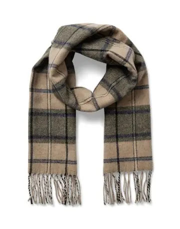 SALT WOOL SCARF Mørkgrøn
