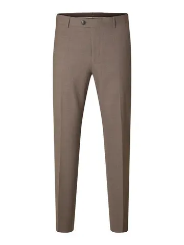 SELECTED SLHSLIM-THEO WOOL BLEND TRS FLEX NO Grå