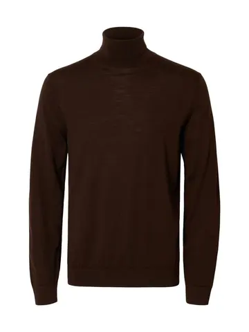 SELECTED SLHTRAY LS KNIT MERINO ROLL NECK NO 