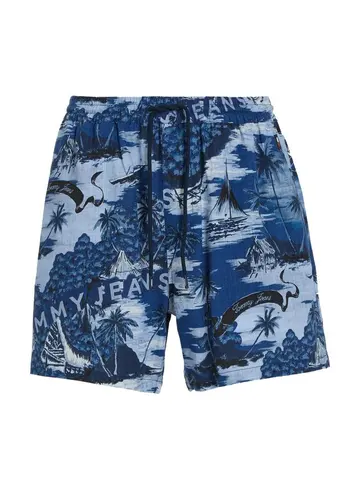 Tommy Jeans TJM AO HAWAIIAN BEACH SHORT Lilla