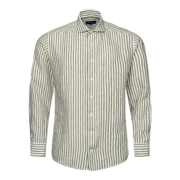 ETON Striped Linen Shirt 