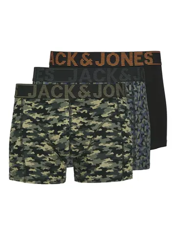 Jack & Jones JACDANNY TRUNKS 3 PACK SN Sort