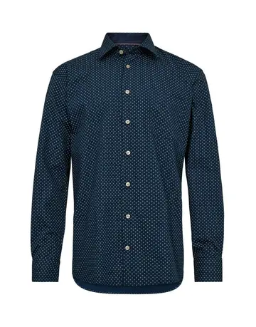 Black Blue Regular fit l/s shirt 