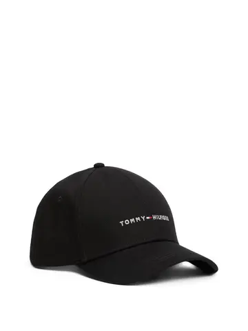 Tommy Hilfiger TH FOUNDATION HCT 6 PANEL CAP Sort