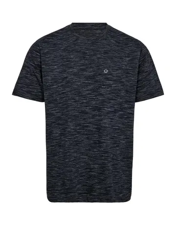 Black Blue T-shirt spacedyed reg. fit 
