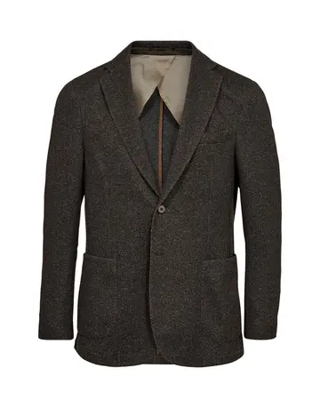 Garant Blazer fitted Mørkgrøn