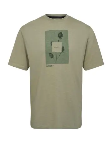 Garant O-neck w. chest pring regular Grøn