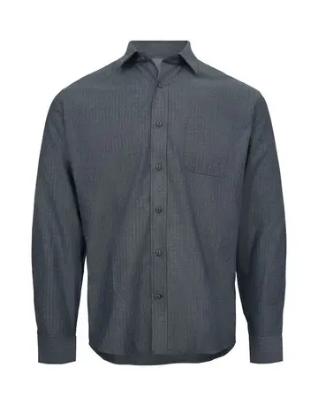 Garant Shirt l/s regular fit Blå