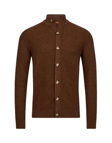 Garant Cardigan modern fit Brun