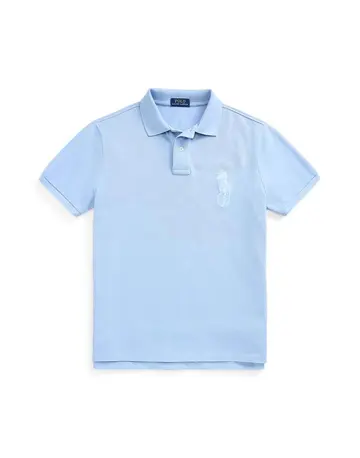 Ralph Lauren Custom Slim Fit Big Pony Mesh Polo Shirt 