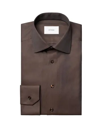 ETON Herringbone Signature Twill Shirt 