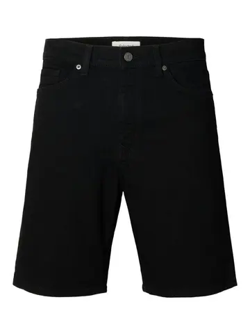 SELECTED SLHREG ALEX BLACK 705 DENIM SHORT N Sort