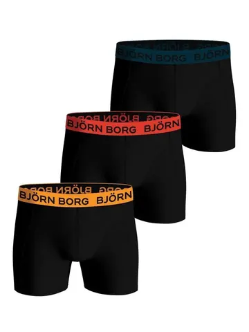 Björn Borg COTTON STRETCH BOXER 3p, MULTIPACK 12 Sort