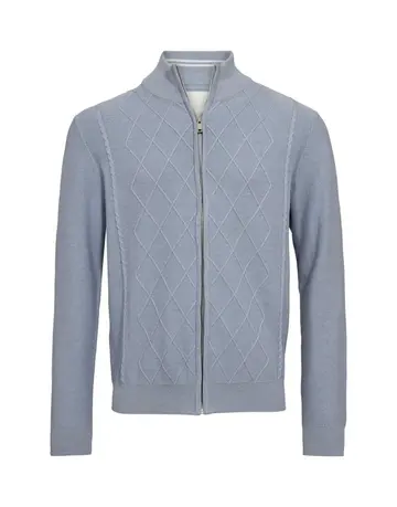GARANT CASUAL CARDIGAN REGULAR FIT Lysblå